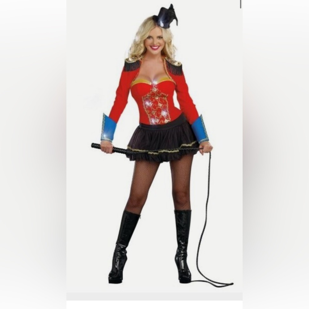 Leg Avenue Red and Gold Ringmaster Costume